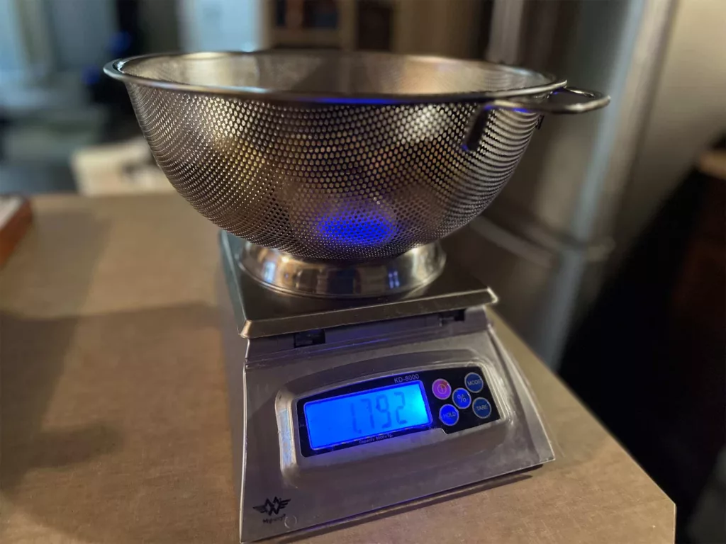 MyWeigh Scale KD 8000 • Silver Bakers Math Scale